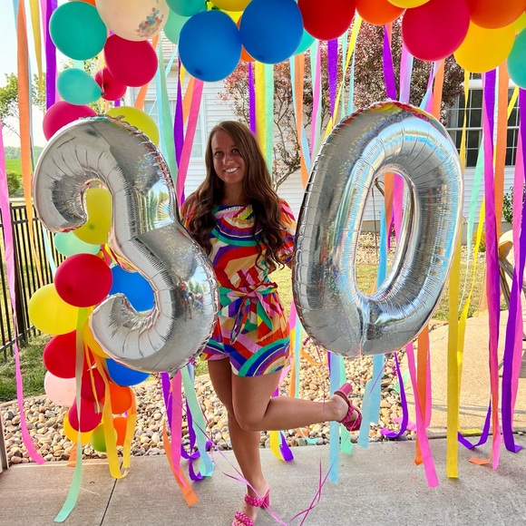 Flying tomato multi colored romper - Picture 4 of 4